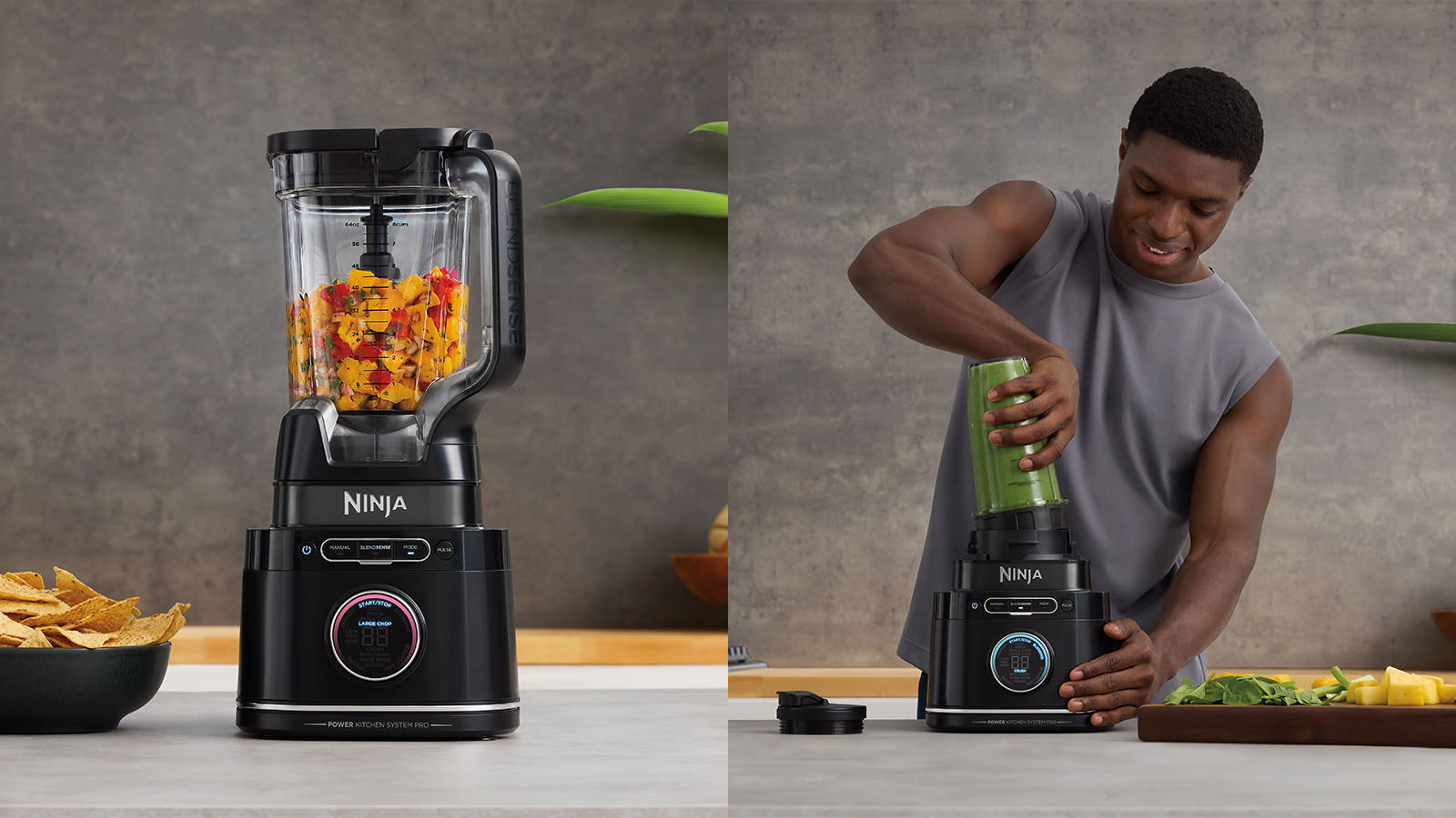 Ninja-R-TB401UK-InUse-Kitchen-Island-SalsaChop-LineUp2