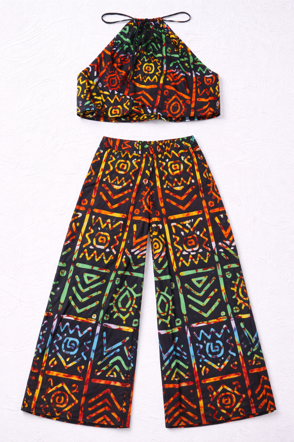 Royal Bloom Ankara Two-Piece Set-Split1