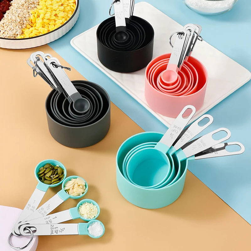 4/8Pc Stainless Steel Measuring Spoon Set – Baking, Cooking & Kitchen Measuring Tools