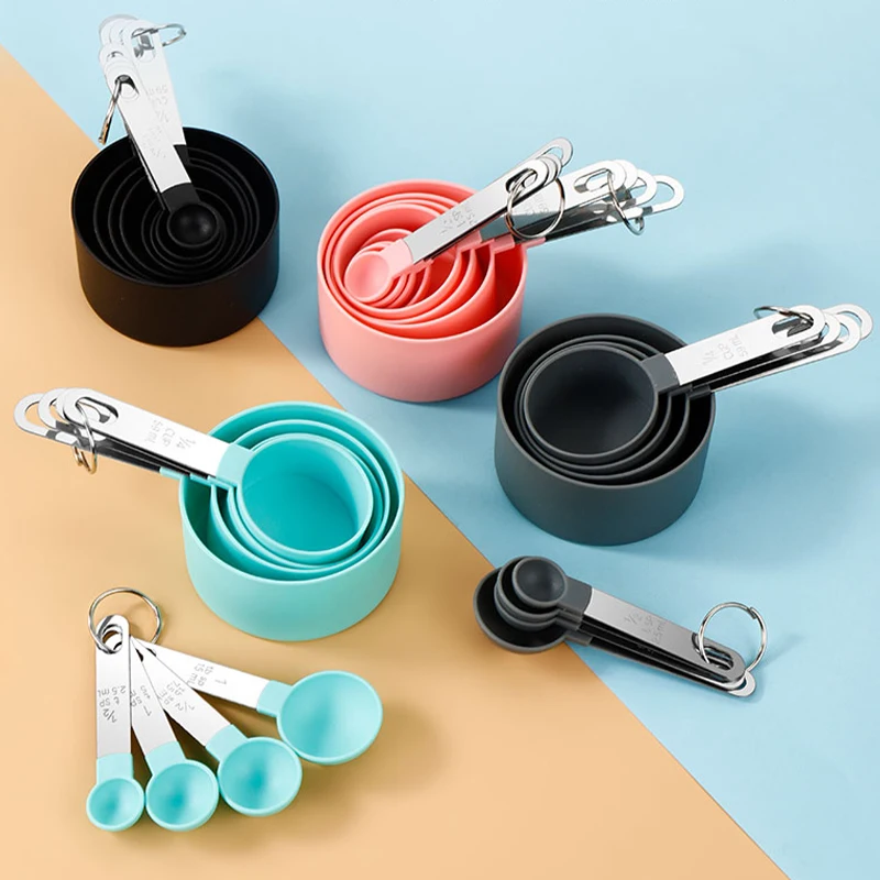 4/8Pc Stainless Steel Measuring Spoon Set – Baking, Cooking & Kitchen Measuring Tools