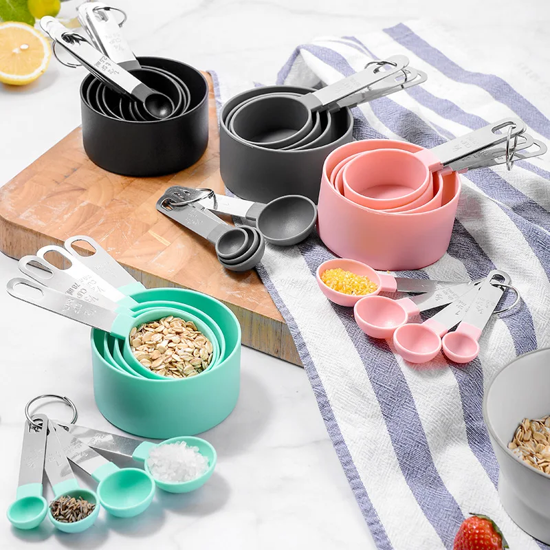 4/8Pc Stainless Steel Measuring Spoon Set – Baking, Cooking & Kitchen Measuring Tools