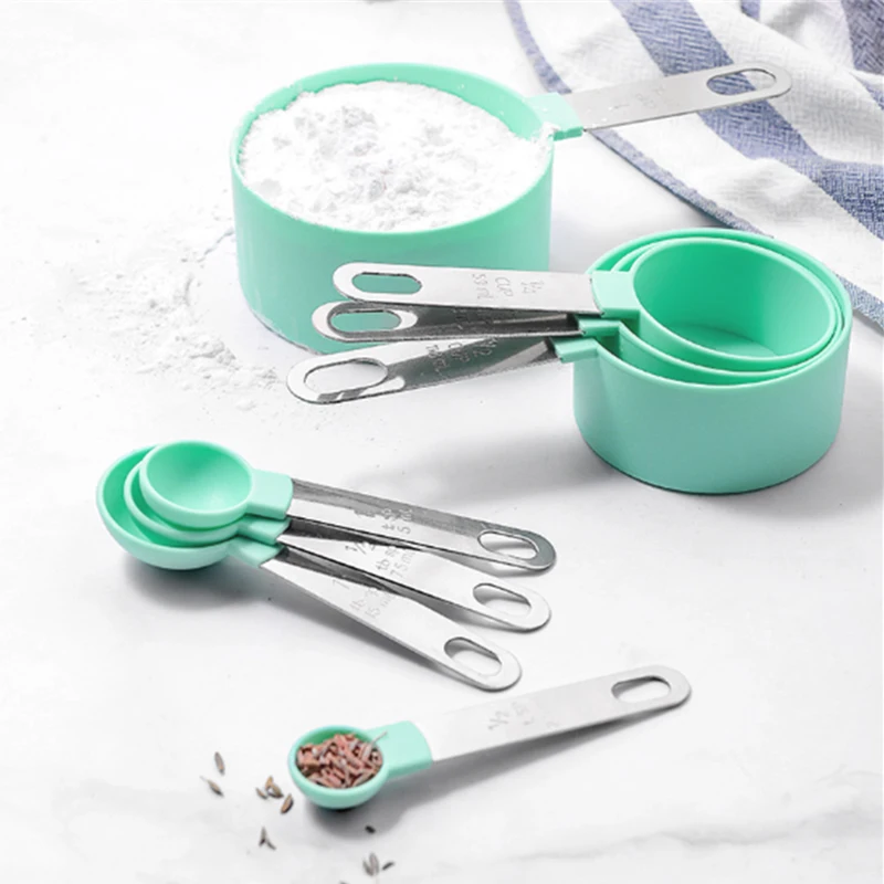 4/8Pc Stainless Steel Measuring Spoon Set – Baking, Cooking & Kitchen Measuring Tools