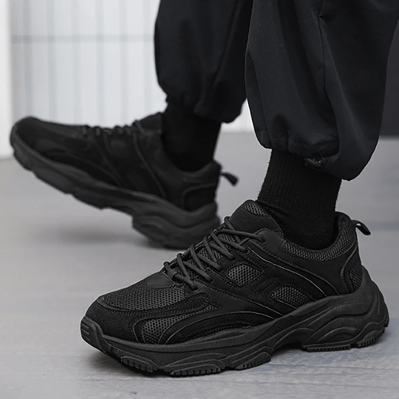 Lightweight Sneaker Men Comfortable Breathable Anti Slip Abrasion Resistant Soft Thick Sole Outdoor Casual Sport Shoes