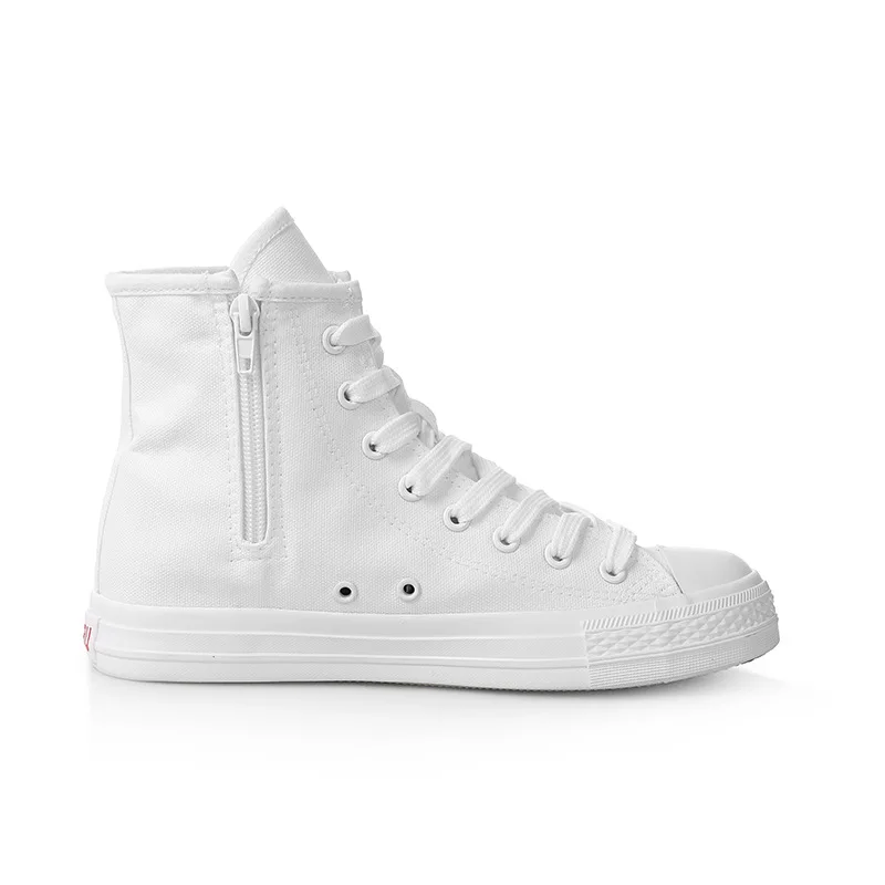 Women’s 2026 High-Top Canvas Sneakers – Casual Lace-Up Comfortable Sports Shoes