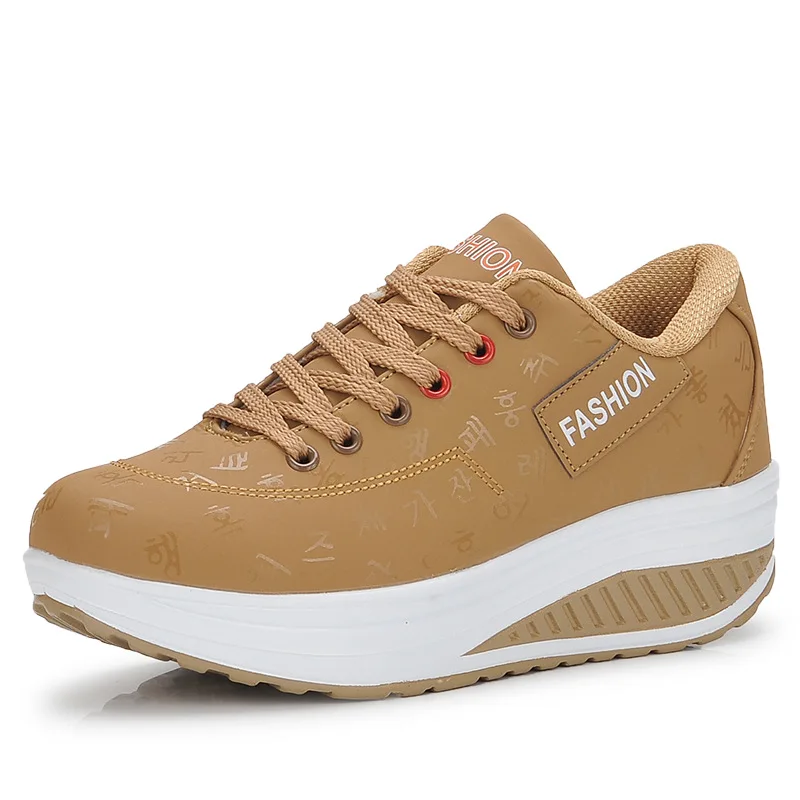 Women’s Lightweight Casual Platform Sneakers – Comfortable Outdoor Sports & Walking Shoes (Large Sizes)