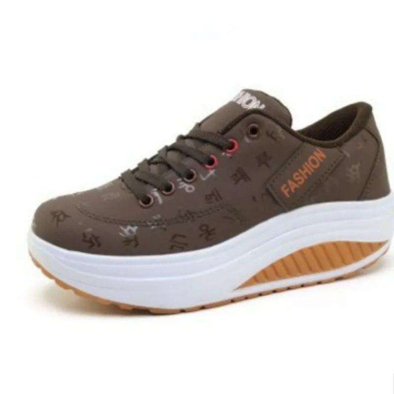 Women’s Lightweight Casual Platform Sneakers – Comfortable Outdoor Sports & Walking Shoes (Large Sizes)