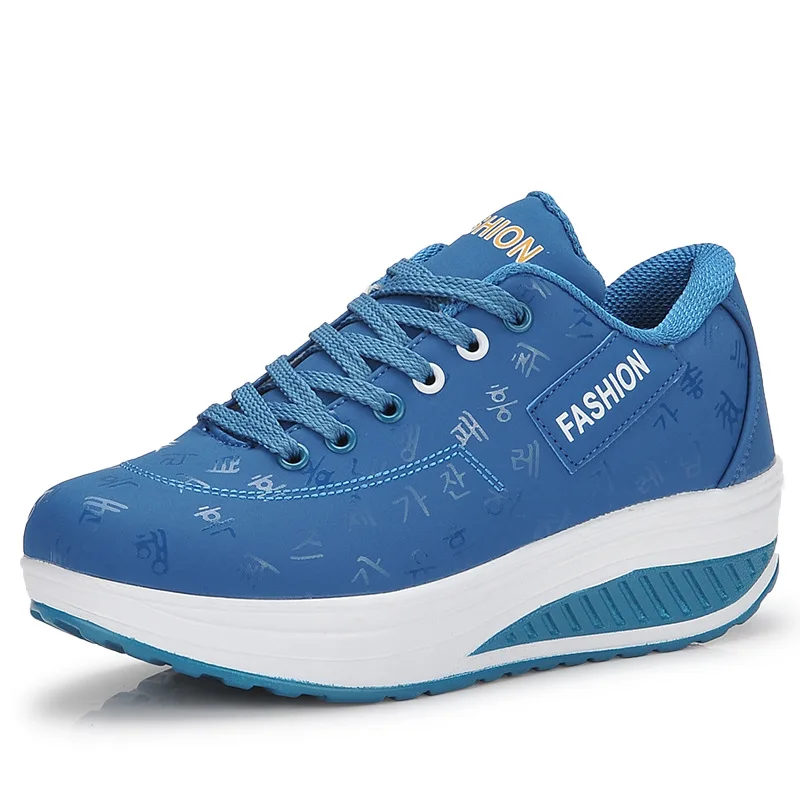 Women’s Lightweight Casual Platform Sneakers – Comfortable Outdoor Sports & Walking Shoes (Large Sizes)