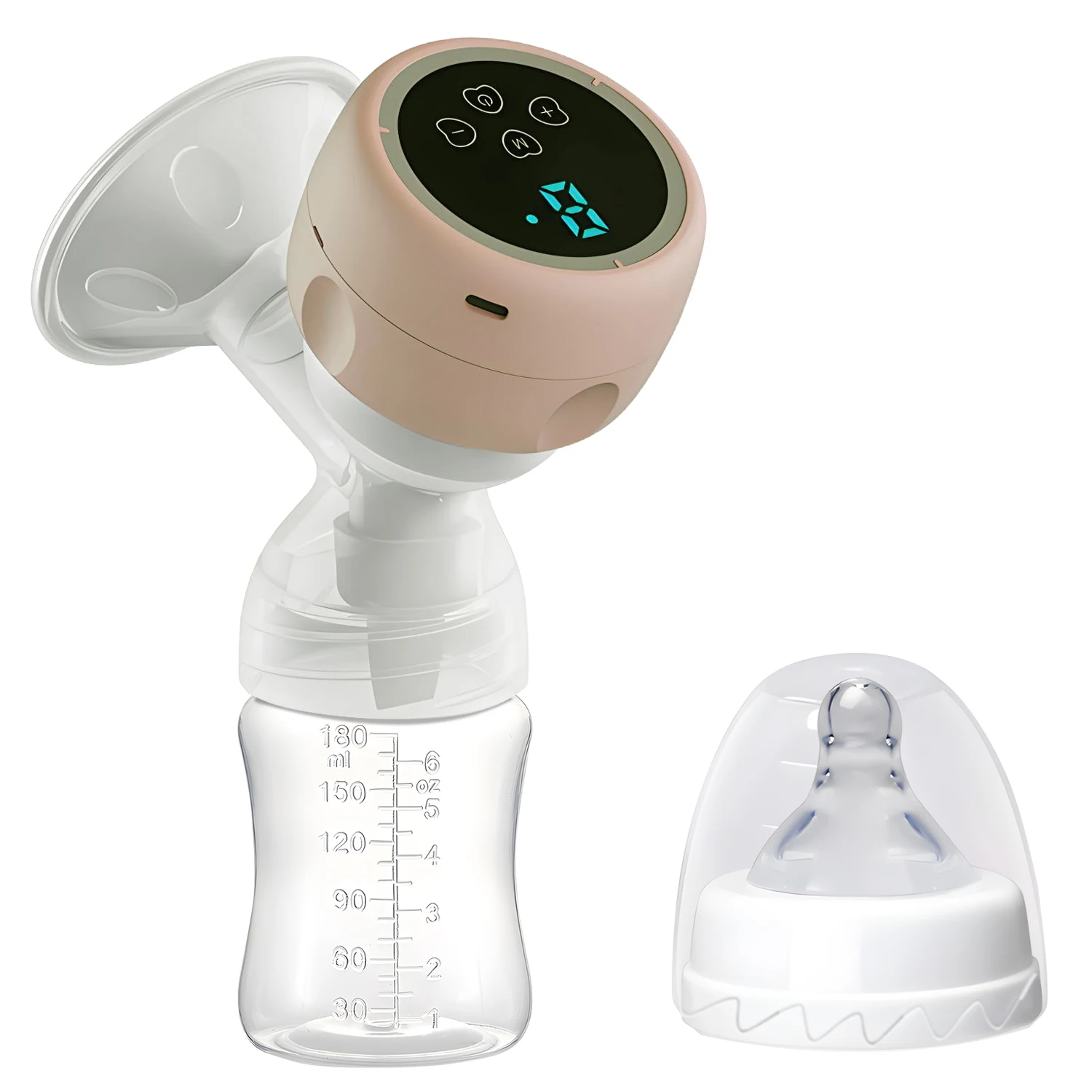 Electric Breast Pump – USB Rechargeable, Quiet & Comfortable Milk Expression