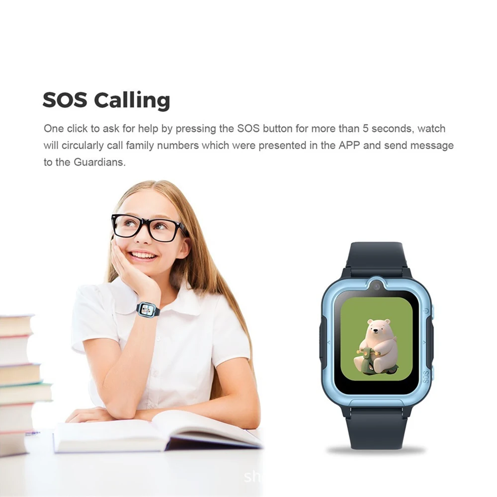 Kids 4G Smart Watch GPS Tracker – Video Call, SOS & Phone Watch for Children