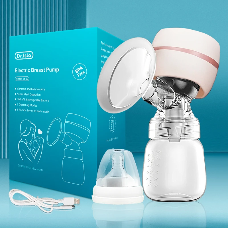 MAMIJOY Portable Electric Breast Pump – USB Rechargeable, Quiet & Comfortable Milk Expression