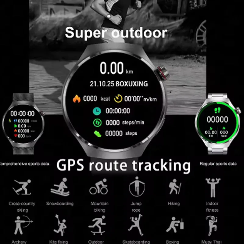 Men’s Smart Fitness Watch with Bluetooth Calling, Heart Rate & Sleep Monitor – Stylish Waterproof Sport Smartwatch