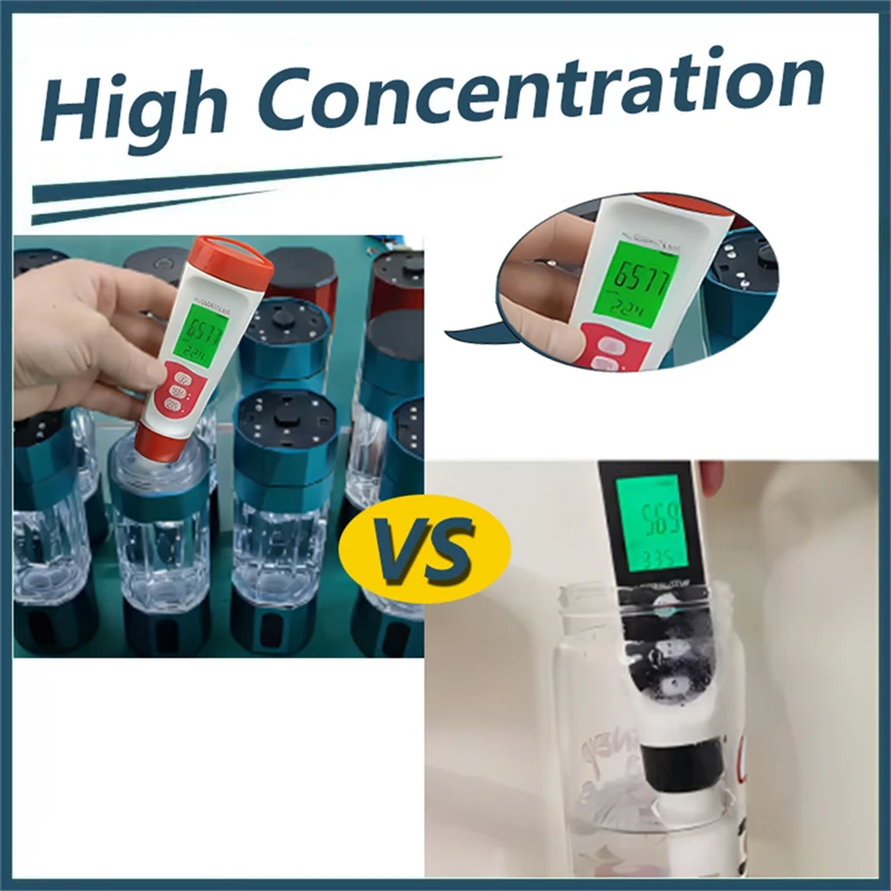 Portable High-PPB Hydrogen Water Ion Generator Bottle