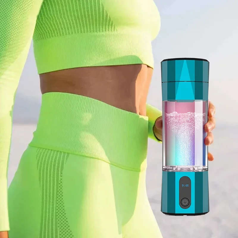 Portable High-PPB Hydrogen Water Ion Generator Bottle