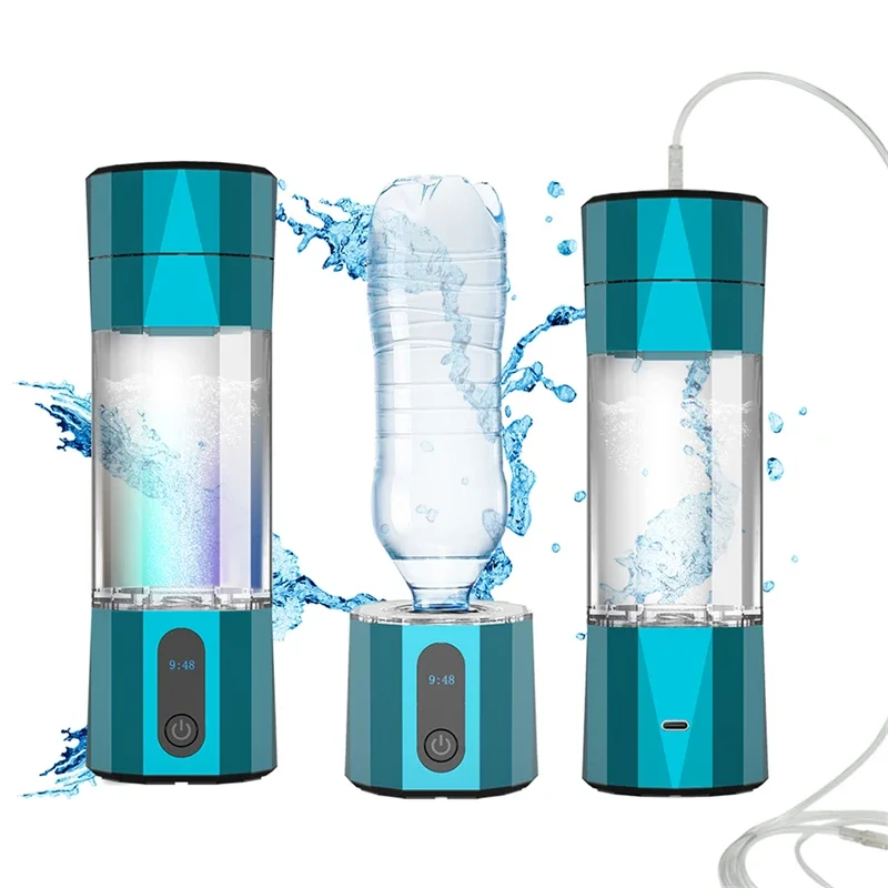 Portable High-PPB Hydrogen Water Ion Generator Bottle