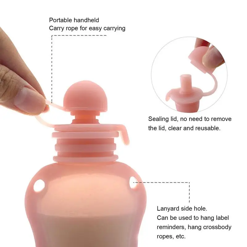 Reusable Silicone Breast Milk Storage Bags – Leakproof Baby Food & Freezer Safe Containers (150ml)