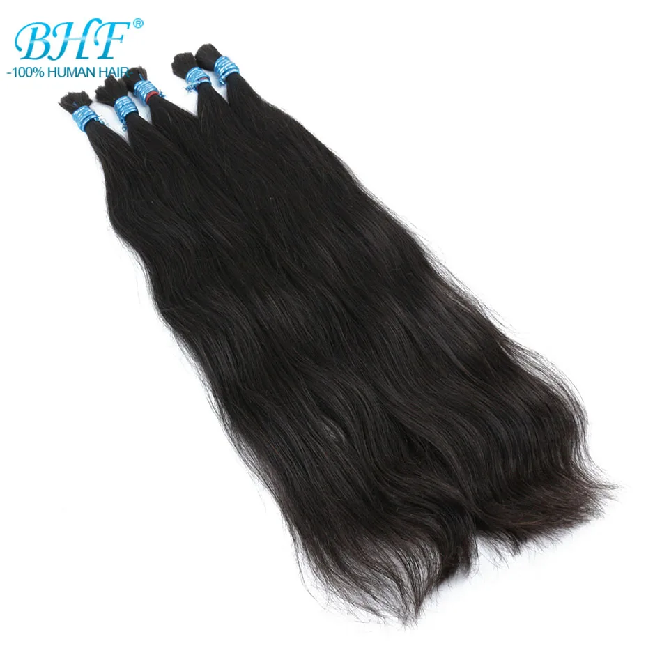 BHF Vietnamese Remy Human Braiding Hair Bulk No Weft – Straight Human Hair Extensions 100g