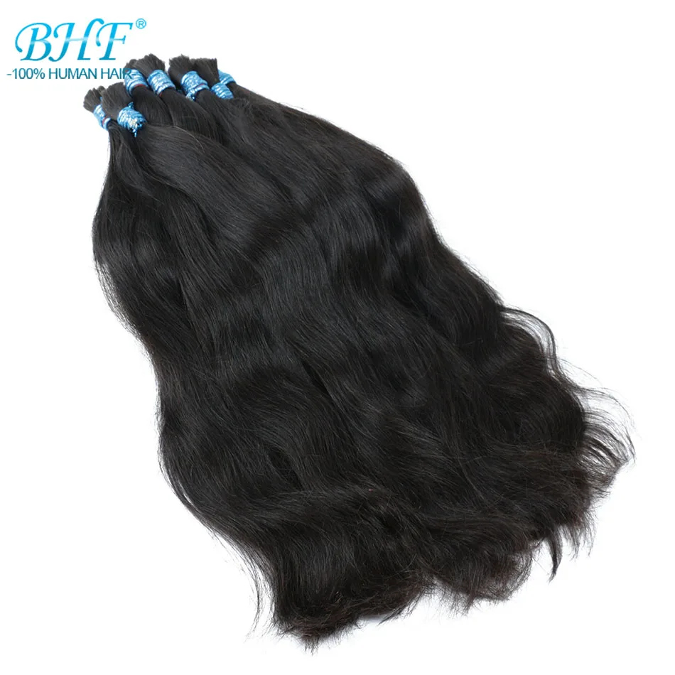 BHF Vietnamese Remy Human Braiding Hair Bulk No Weft – Straight Human Hair Extensions 100g
