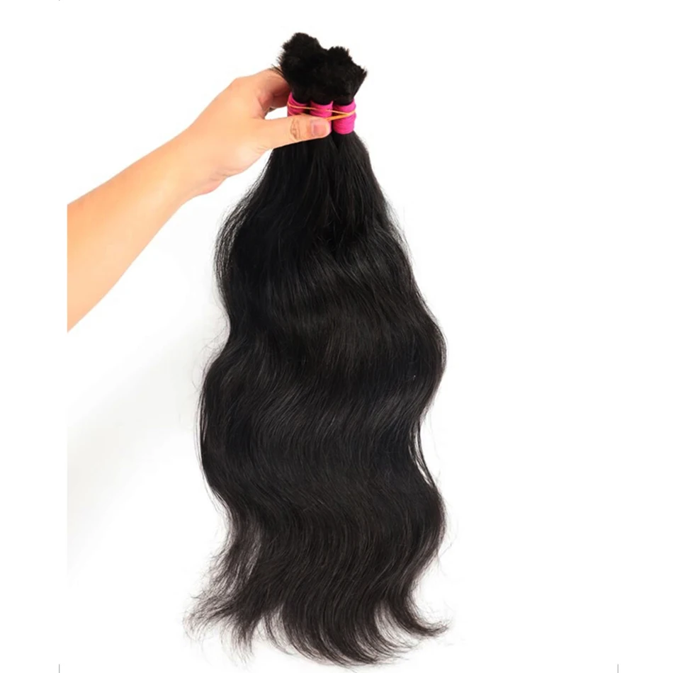 BHF Vietnamese Remy Human Braiding Hair Bulk No Weft – Straight Human Hair Extensions 100g