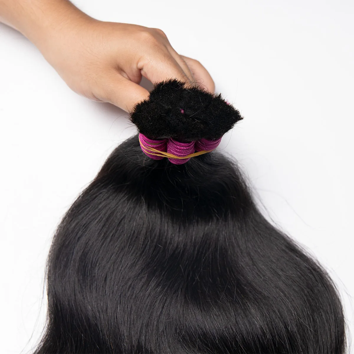 BHF Vietnamese Remy Human Braiding Hair Bulk No Weft – Straight Human Hair Extensions 100g
